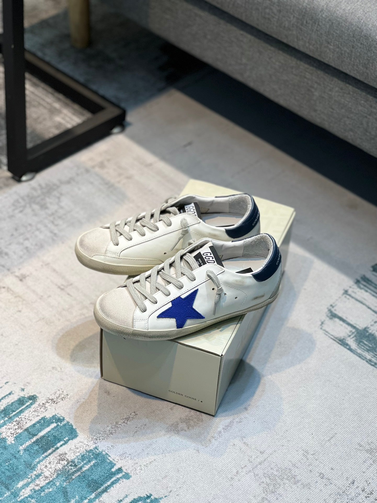 Golden Goose Blue Sneakers