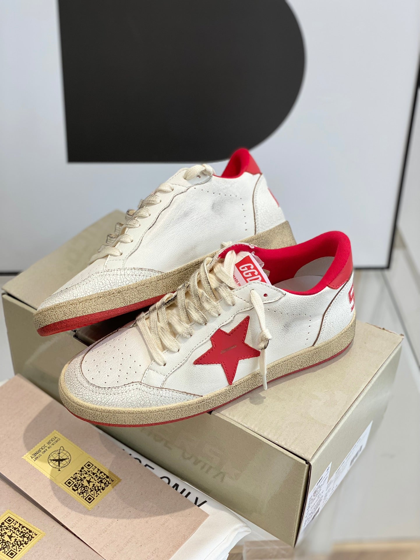 Golden Goose Red Sneakers