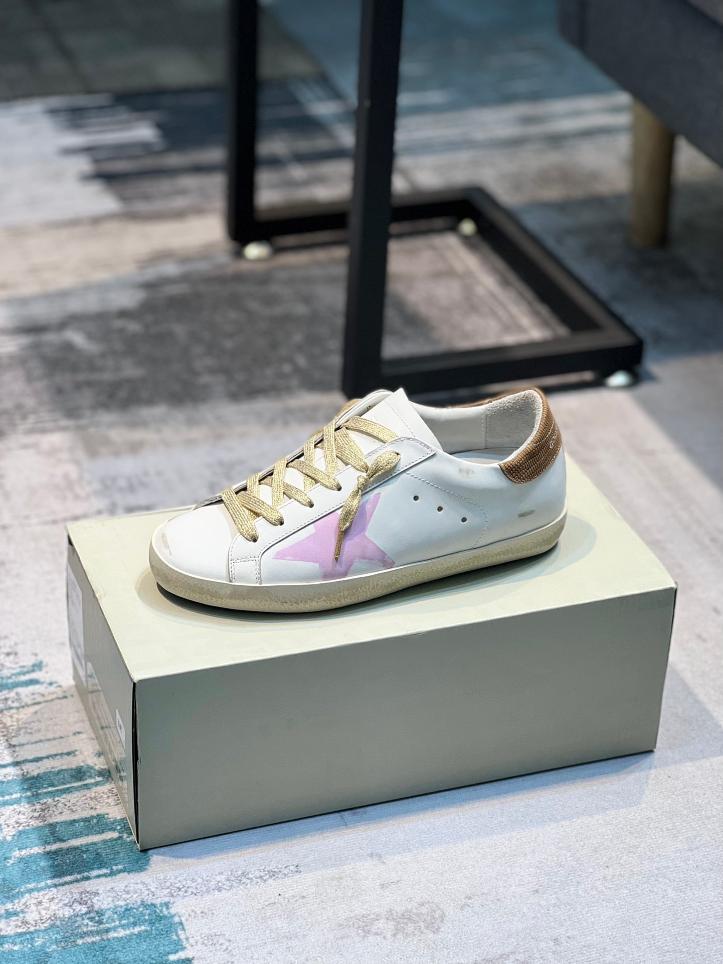 Golden Goose Leather Sneakers