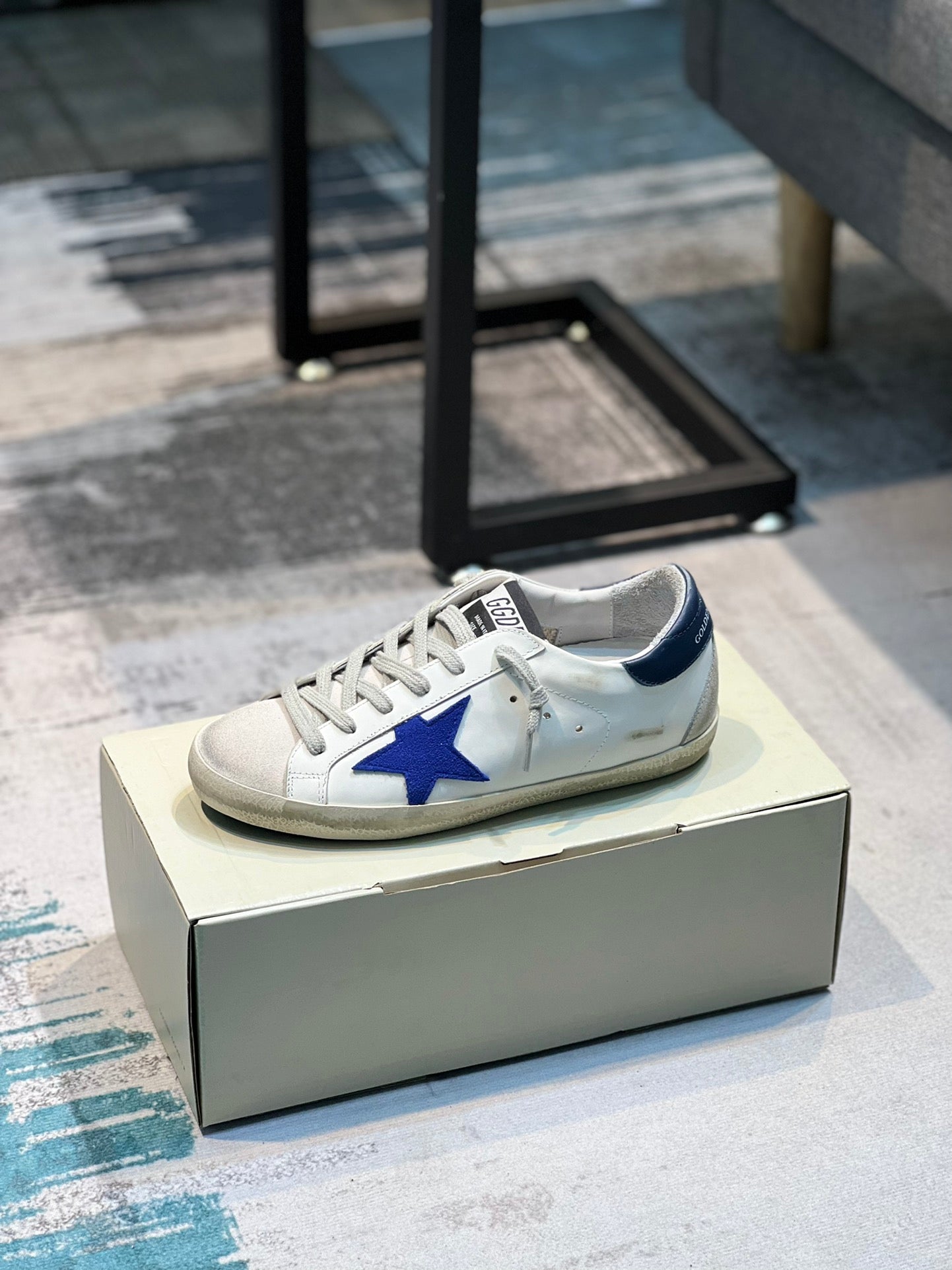 Golden Goose Blue Sneakers