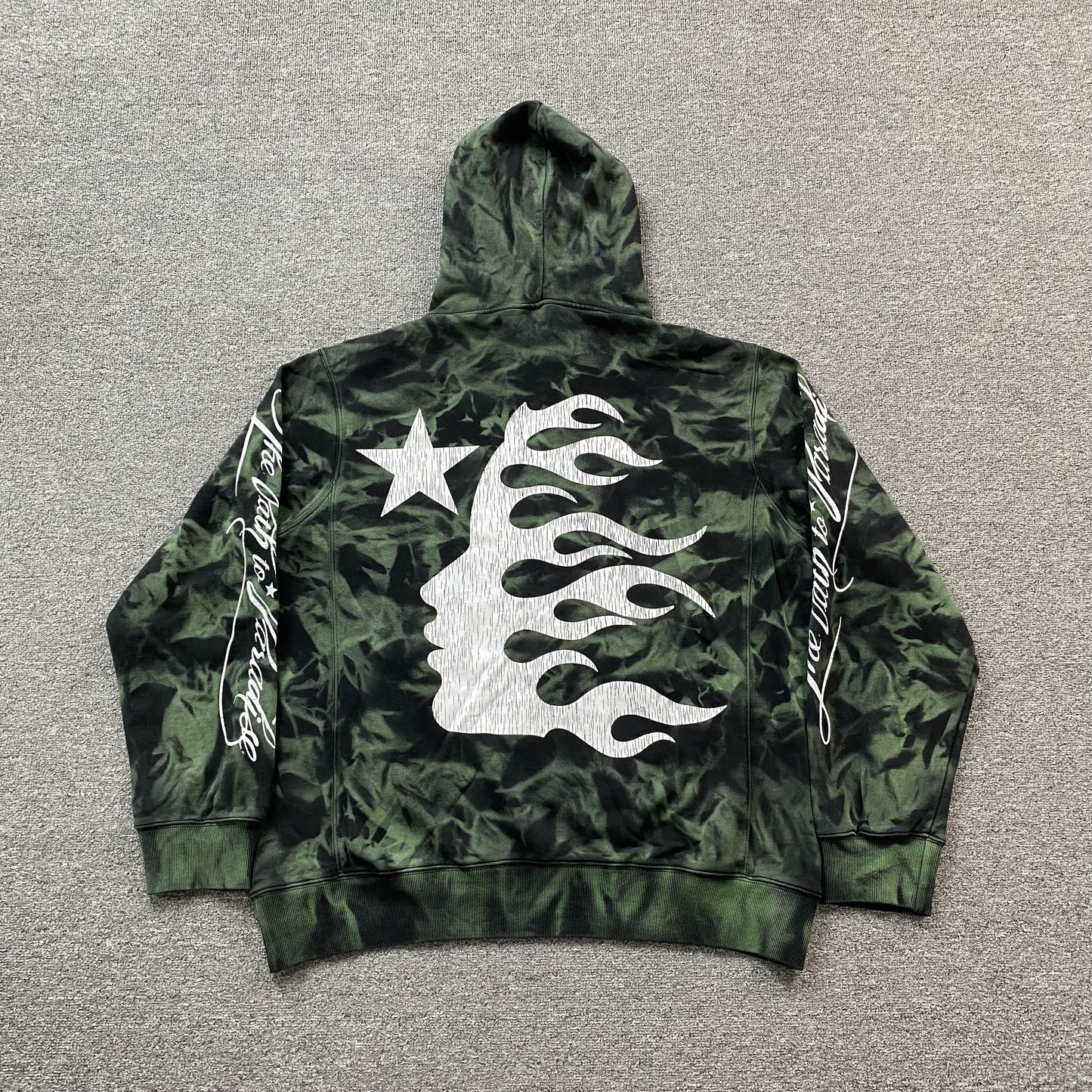 Hellstar Green Camo Hoodie