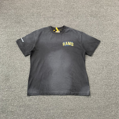 Gallery Dept. x LA Rams Sun Faded Black T-shirt