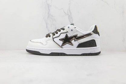 Bapesta NIGO BLACK/WHITE/BROWN SK8 Dunk