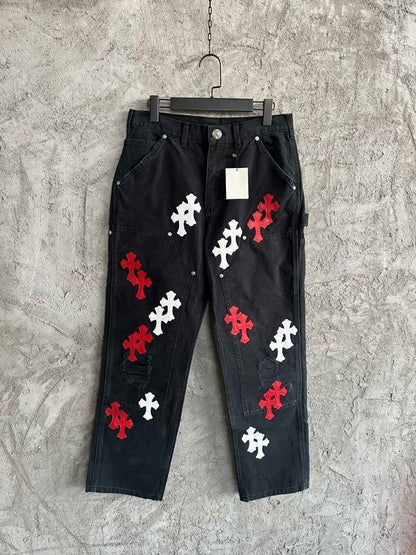 Chrome Hearts Red Pantolon