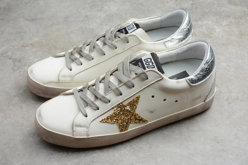 GOLDEN*GOOSE SUPER STAR WHITEGOLD LIGHT GREY
