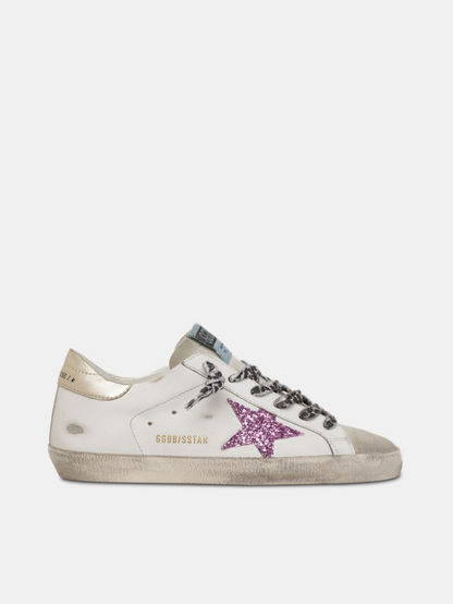 Golden Goose Pink Shimmer Sneakers