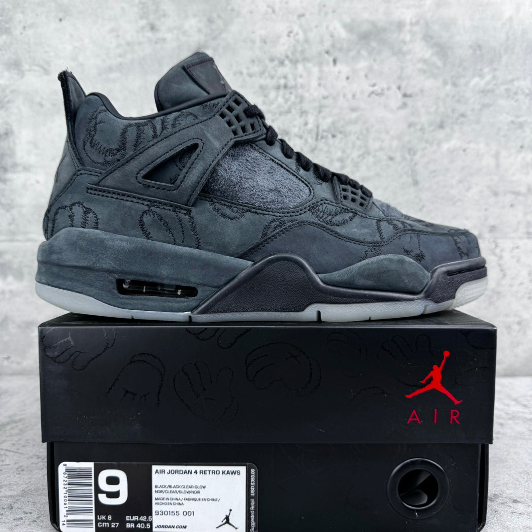 Jordan 4 Retro Kaws Black