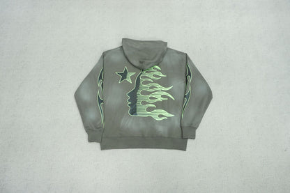 HELLSTAR Green Hoodie