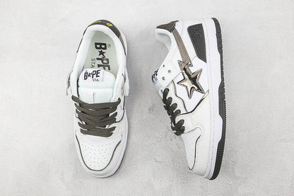 Bapesta NIGO BLACK/WHITE/BROWN SK8 Dunk