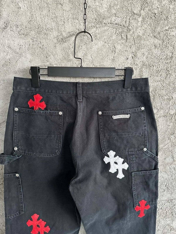 Chrome Hearts Red Pantolon