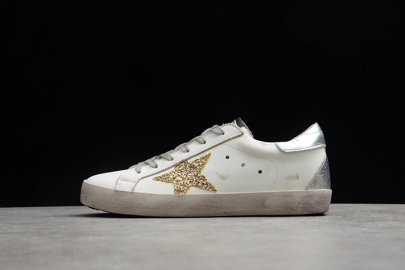 GOLDEN*GOOSE SUPER STAR WHITEGOLD LIGHT GREY