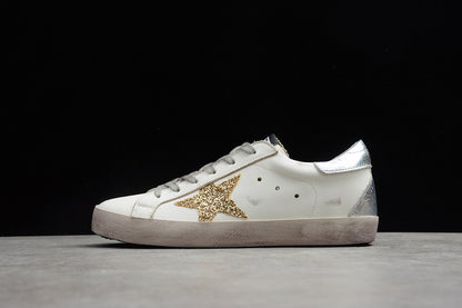 GOLDEN*GOOSE SUPER STAR WHITEGOLD LIGHT GREY
