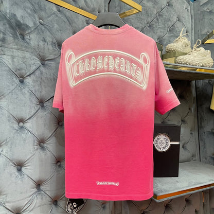 Chrome Hearts Pink T-Shirt