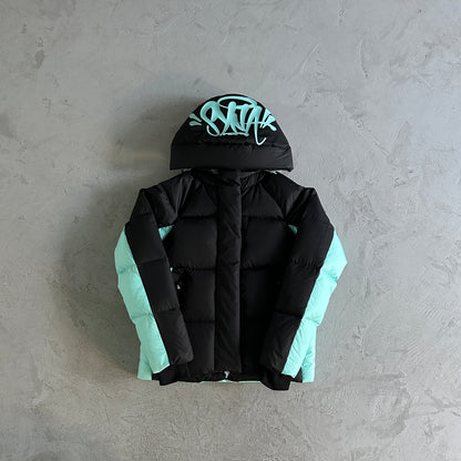 Syna Down Jacket Black And Blue