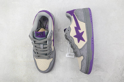 BAPE STA SK8 TO NIGO GREY/PURPLE/BEIGE