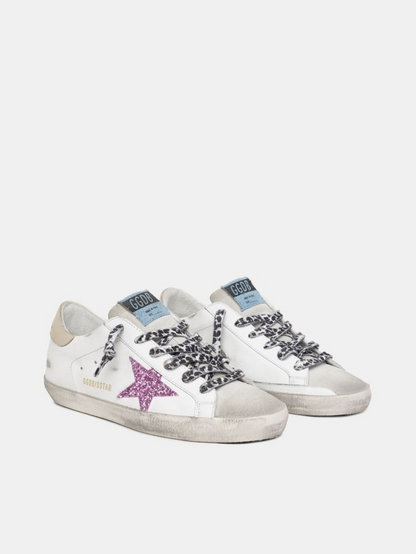 Golden Goose Pink Shimmer Sneakers