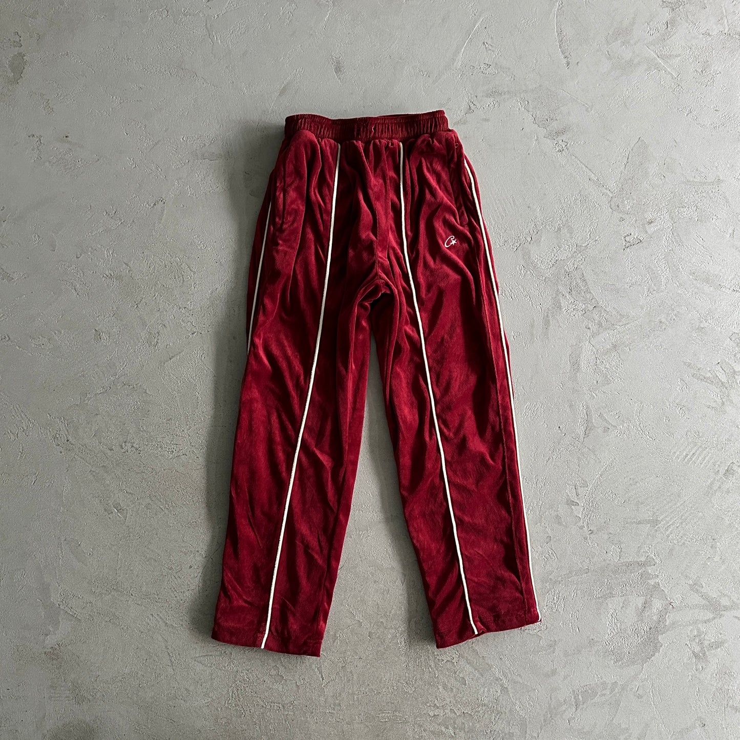 Corteiz Velour Red Set