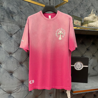 Chrome Hearts Pink T-Shirt